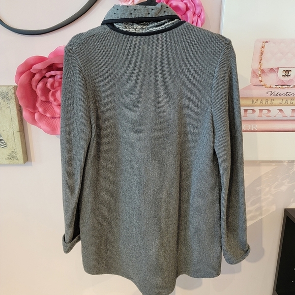 Jaskar Multi Pattern Grey Cardigan - Picture 2 of 8